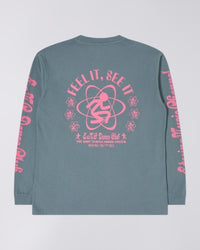 Graphic Sleeve Longsleeve T-shirt - Teal