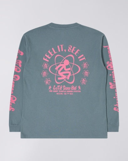 Graphic Sleeve Longsleeve T-shirt - Teal