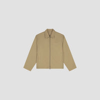 Collared Zip Jacket - Khaki