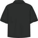 Camp Collar Floral Shirt - Black