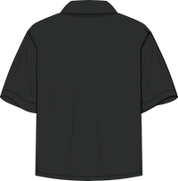 Camp Collar Floral Shirt - Black