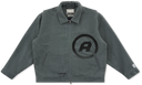 Workwear Zip-Up Jacket - Dark Grey