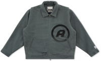 Workwear Zip-Up Jacket - Dark Grey