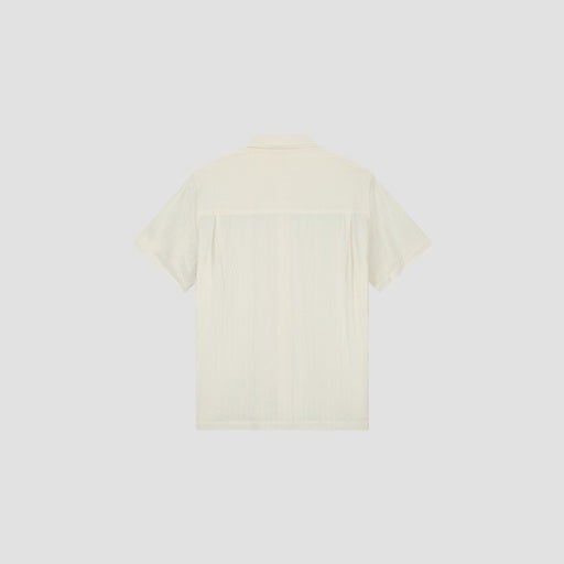 Short Sleeve Button Shirt van AICHE in de kleur wit — afbeelding 2 van 2