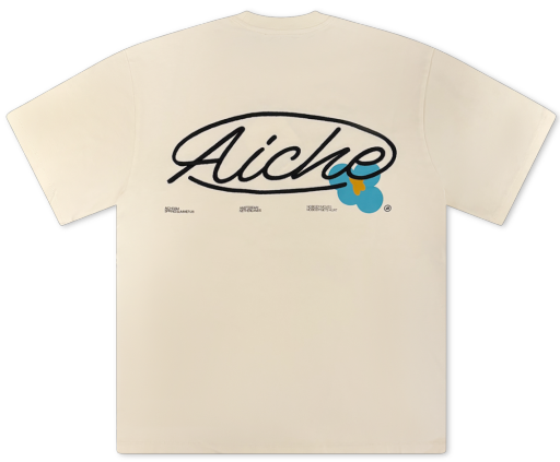 Graphic Logo Crewneck T-Shirt - Cream