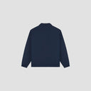 Zip-Front Coach Jacket - Navy