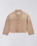 Boxy Fit Denim Jacket - Tan