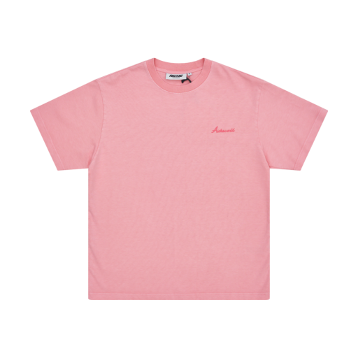 Embroidered Logo Short Sleeve - Pink