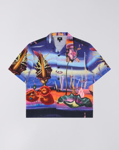 Abstract Print Camp Shirt - Multi