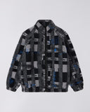 Abstract Pattern Fleece Jacket - Multi