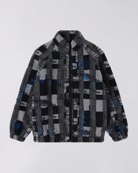 Abstract Pattern Fleece Jacket - Multi