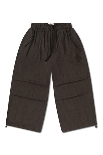 Wide Leg Cargo Pants - Brown