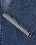 Washed Denim Relaxed Jeans - Washed Blue Denim