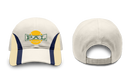 Panelled Logo Baseball Cap - Cream