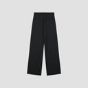 Pleated Wide Leg Trousers - Black