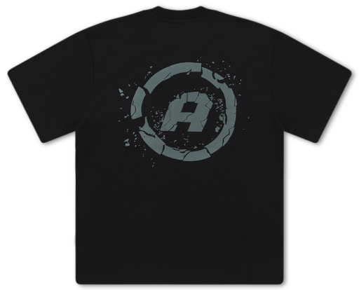 Graphic Crewneck T-Shirt - Black