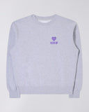 Graphic Crewneck Sweatshirt - Light Grey