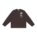 Logo Long Sleeve T-shirt - Brown