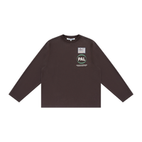 Logo Long Sleeve T-shirt - Brown