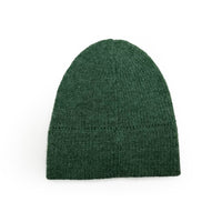 Logo Knit Beanie Hat - Dark Green