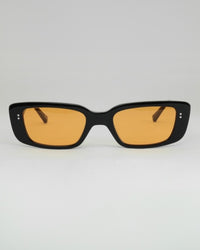 Rectangular Tinted Sunglasses - Black