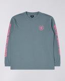 Graphic Sleeve Longsleeve T-shirt - Teal