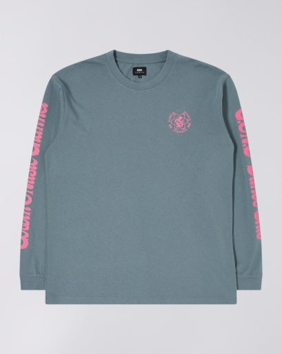 Graphic Sleeve Longsleeve T-shirt - Teal
