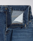 Long Denim Skirt - Blue Denim