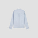 Striped Button Up Shirt - Light Blue/White Stripe