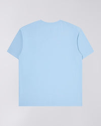 Embroidered Logo Graphic T-Shirt - Light Blue