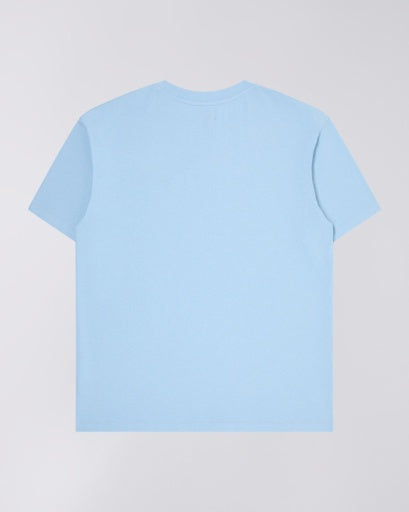 Embroidered Logo Graphic T-Shirt - Light Blue