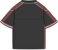 V-Neck Striped Jersey - Black