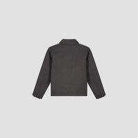 Plaid Zip Through Jacket - Grey Grid