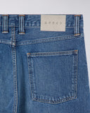 Straight Fit Denim Jeans - Blue Denim