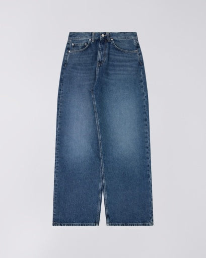 Long Denim Skirt - Blue Denim