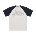 Script Logo Raglan T-Shirt - Navy/White