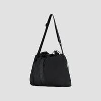 Drawstring Crossbody Bag - Black