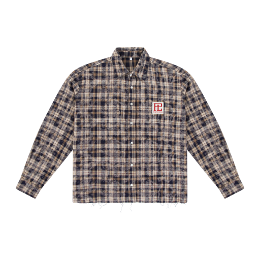 Relaxed Fit Plaid Shirt - Plaid