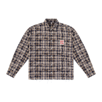 Relaxed Fit Plaid Shirt - Plaid