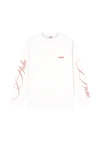 Long Sleeve Graphic T-Shirt - White