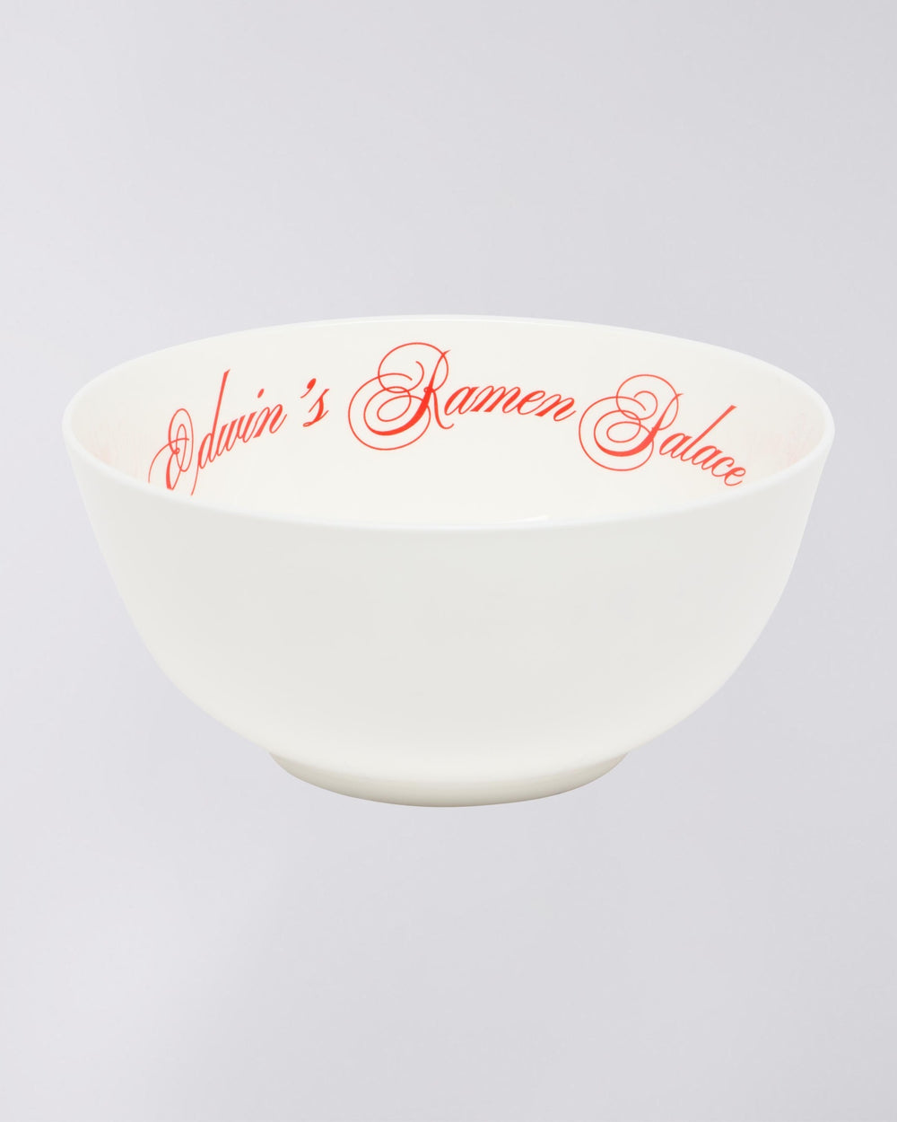 Printed Ceramic Bowl - White
