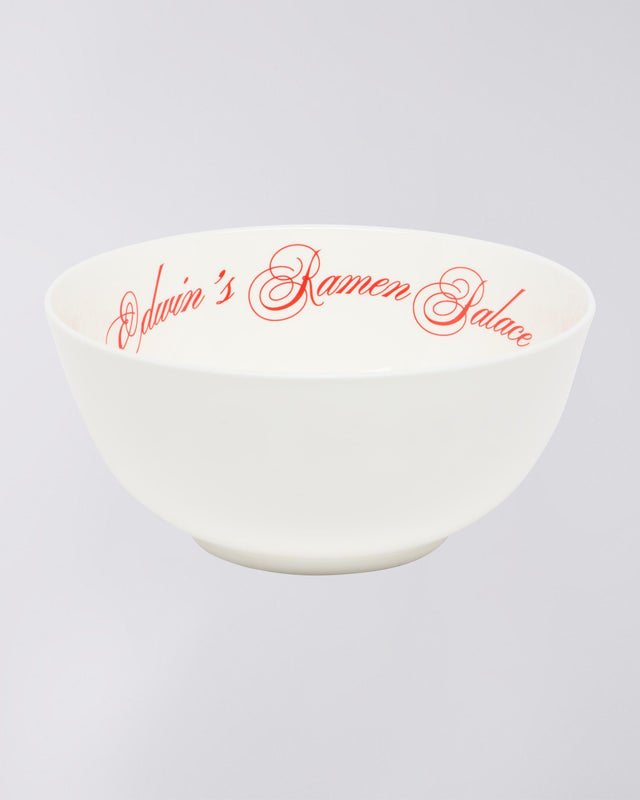 Printed Ceramic Bowl - White