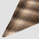 Plaid Hooded Scarf - Brown Plaid