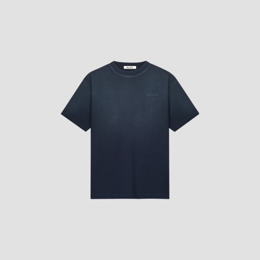 Embroidered Logo Crewneck T-Shirt - Navy