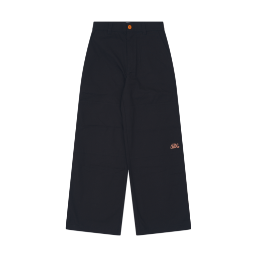 Relaxed Fit Logo Pants - Black