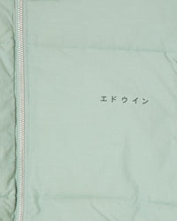 Puffer Stand Collar Jacket - Mint Green