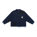 Distressed Workwear Jacket - Navy