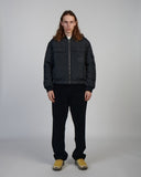 Boxy Bomber Jacket - Black