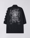 Longline Logo Coach Jacket - Navy
