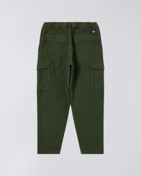 Wide Leg Cargo Pants - Olive Green